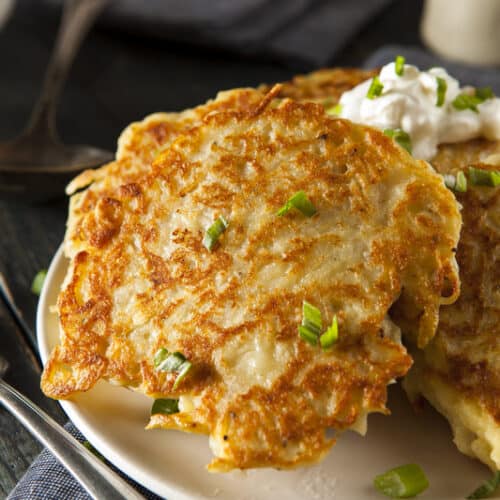 potato pancake on a plate