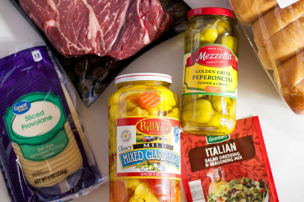 instant pot italian beef sandwich ingredients