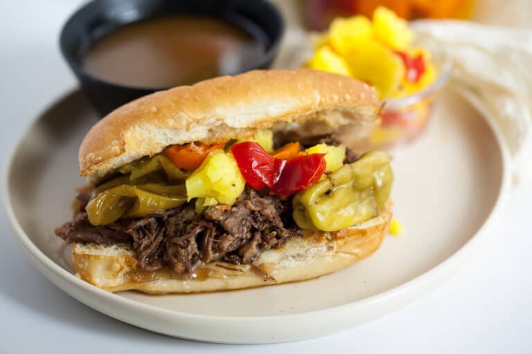 Chicago Style Instant Pot Italian Beef Sandwiches