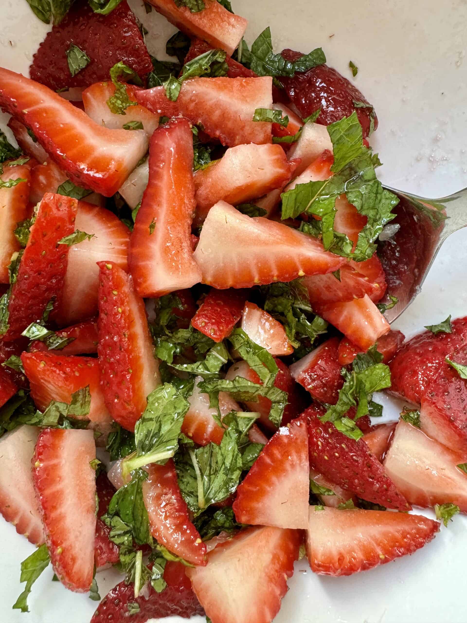 Strawberry Mojito Salad
